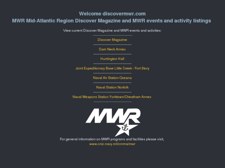 www.discovermwr.com