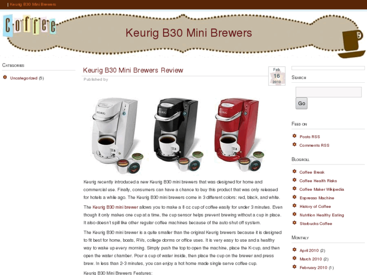 www.keurigb30minibrewers.info