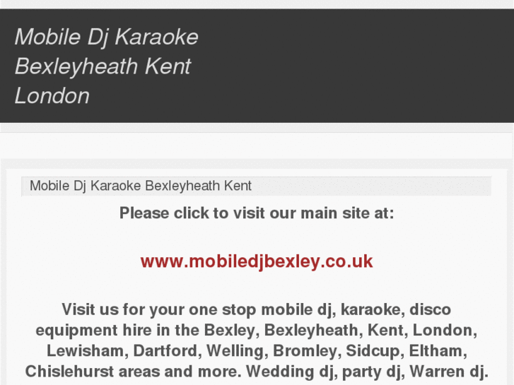 www.mobiledjbexleyheath.co.uk