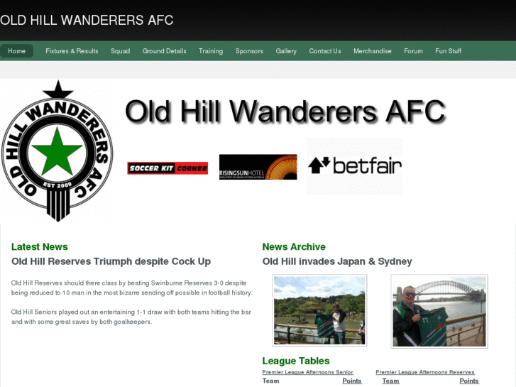 www.oldhillwanderers.com