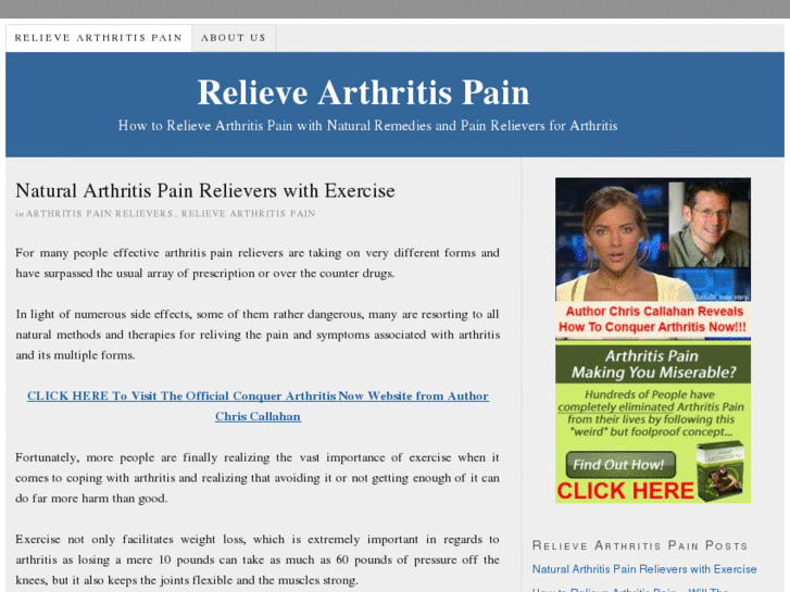 www.relievearthritispain.org