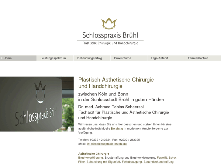 www.schlosspraxis-bruehl.de