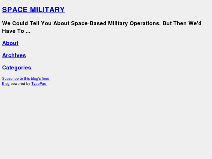 www.spacemilitary.com