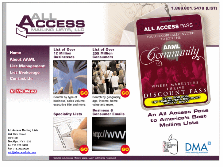 www.allaccesslists.com