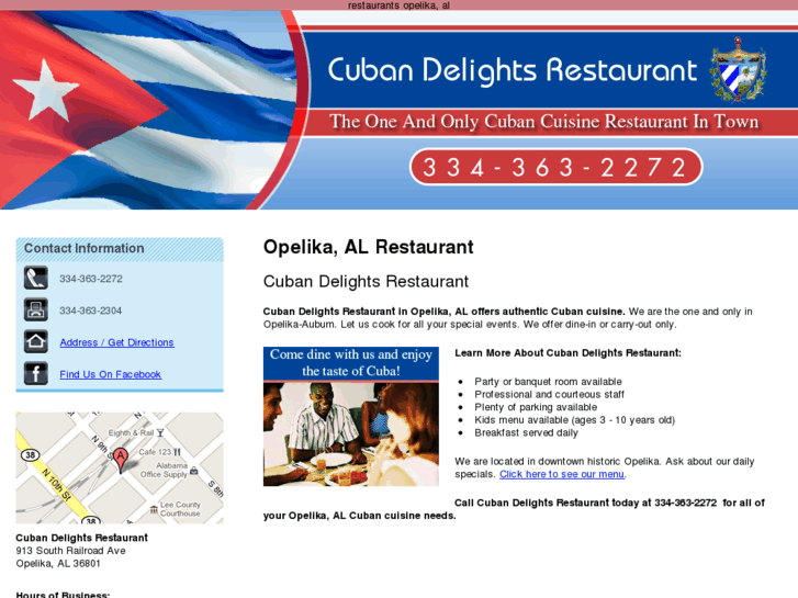 www.cubandelightsrestaurant.com