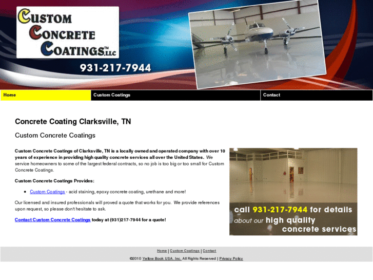 www.customconcretecoatingstn.com