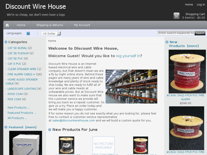 www.discountwirehouse.com