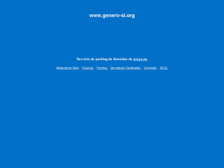 www.genero-si.org