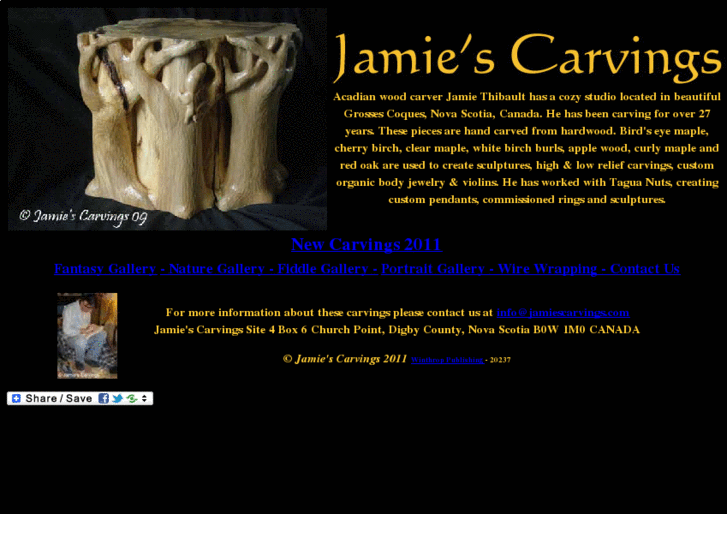 www.jamiescarvings.com