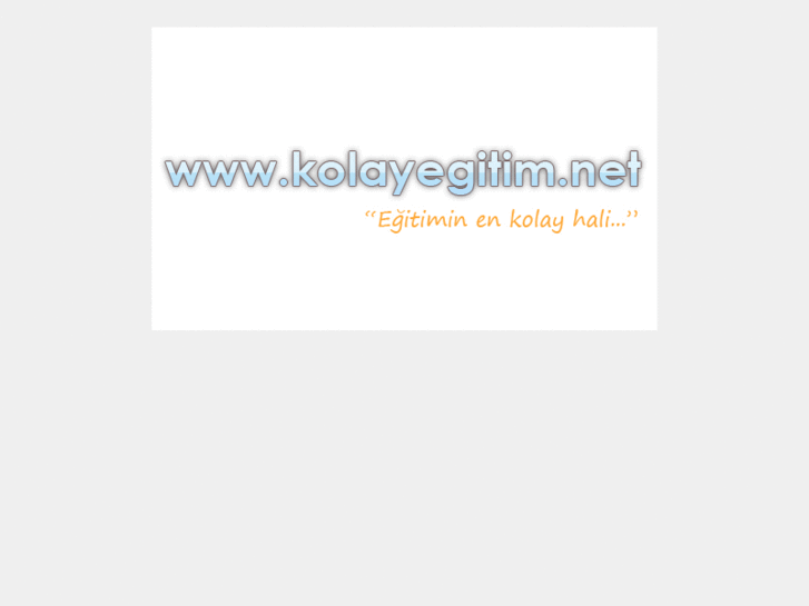www.kolayegitim.net