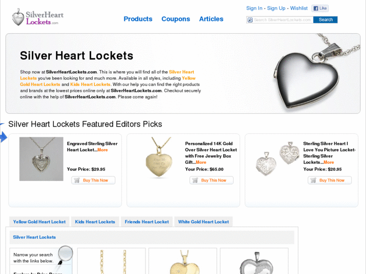 www.silverheartlockets.com