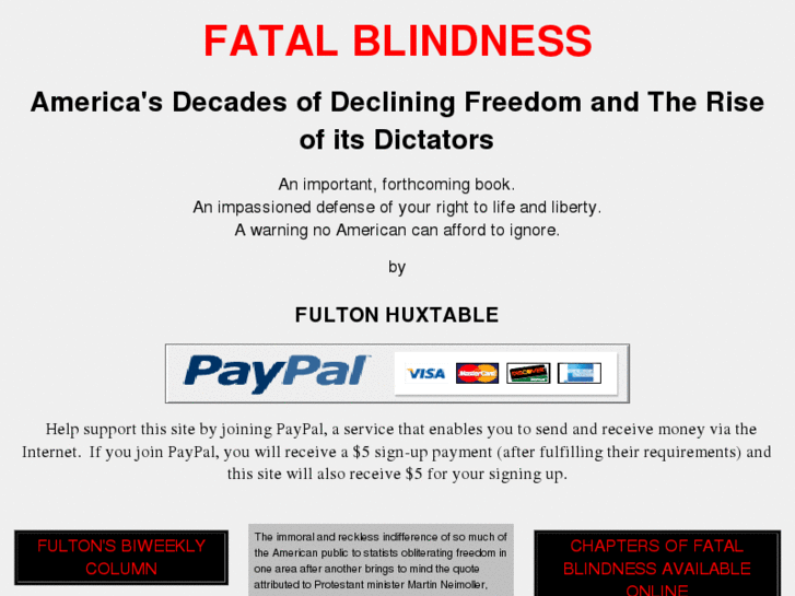 www.fatalblindness.com