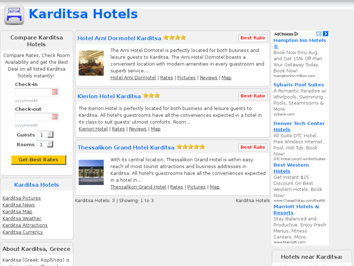 www.karditsahotels.com