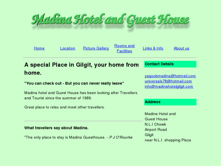 www.madinahotelgilgit.com