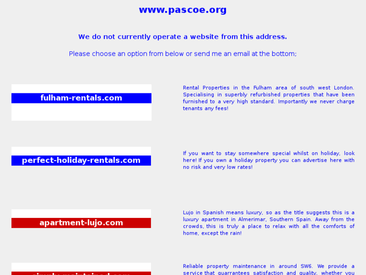 www.pascoe.org