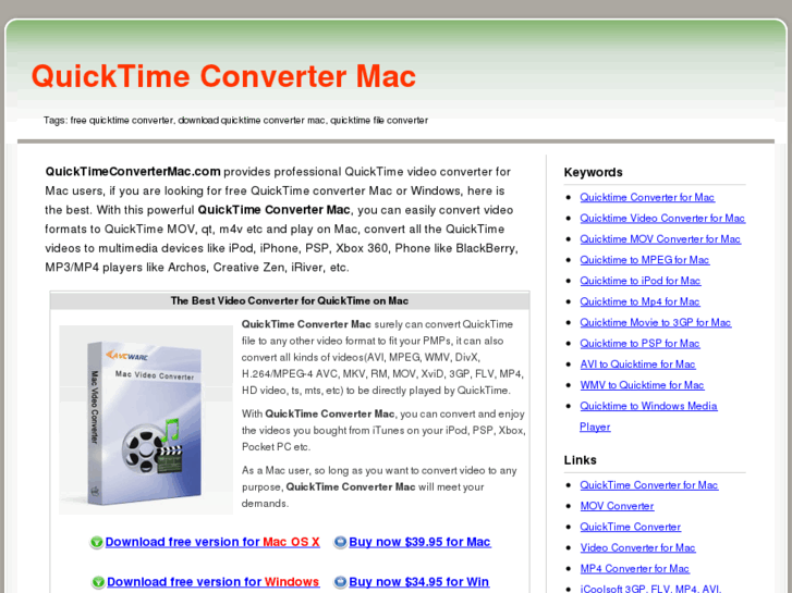 www.quicktimeconvertermac.com