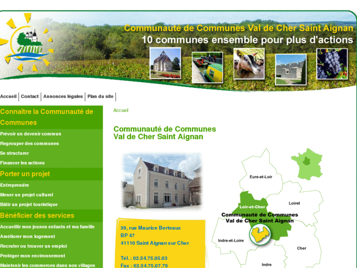 www.valdechersaintaignan.fr