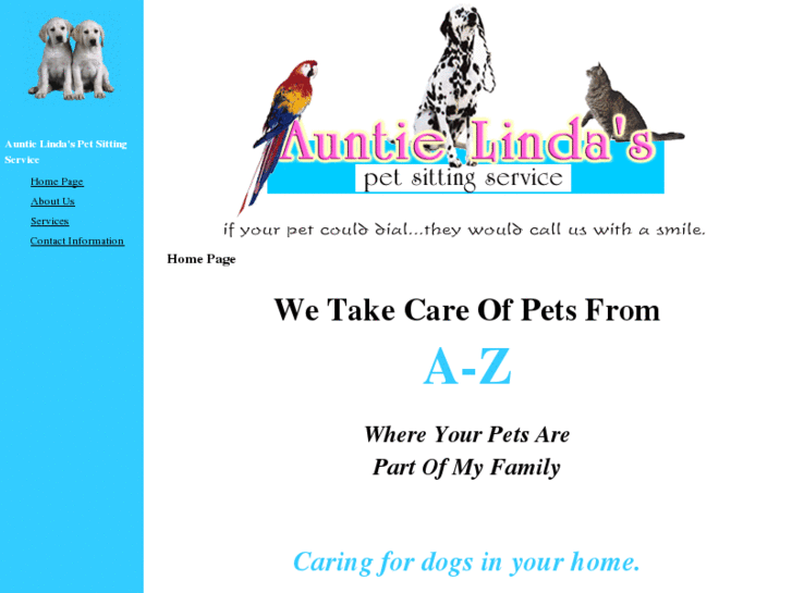 www.auntielindaspetsitting.com