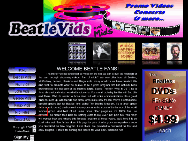 www.beatlevids.com