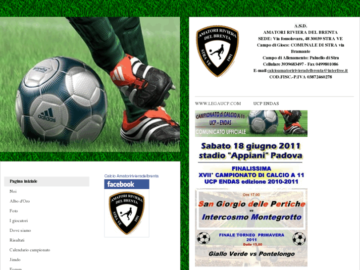 www.calcioamatoririvieradelbrenta.com
