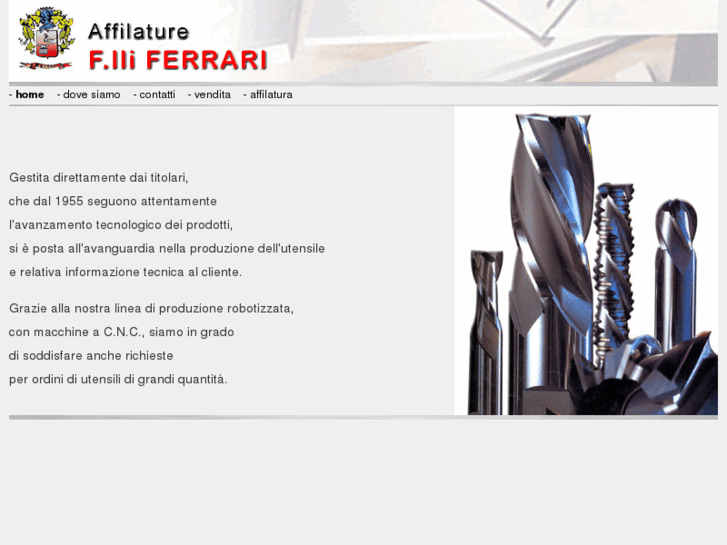 www.ferrariaffilatura.com