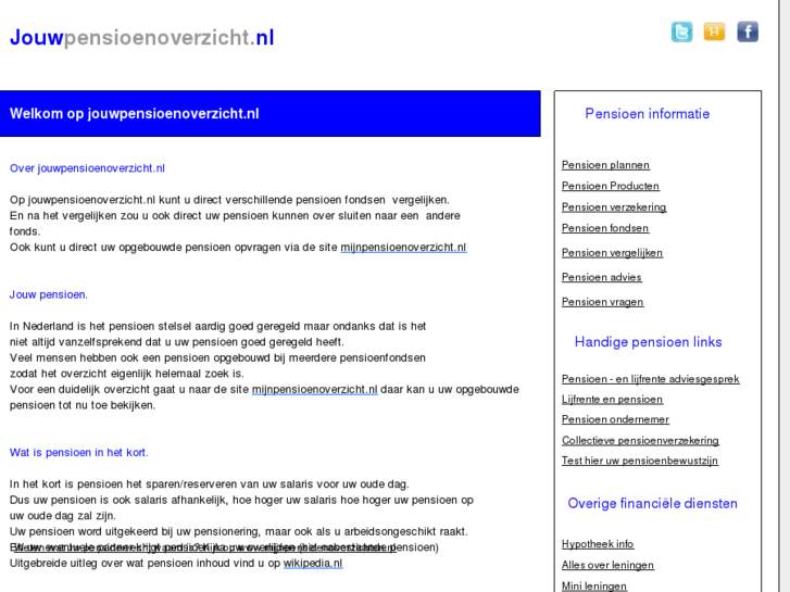 www.jouwpensioenoverzicht.nl