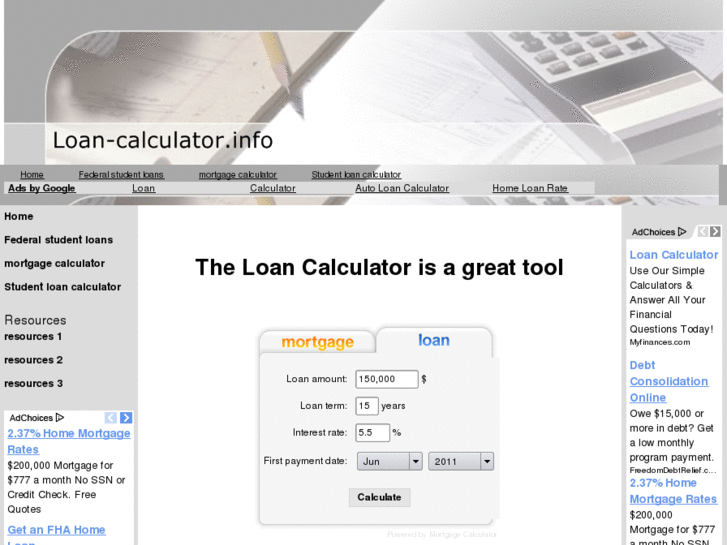 www.loan-calculator.info