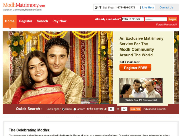 www.modhmatrimony.com