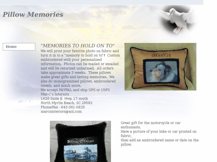 www.pillowmemories.com