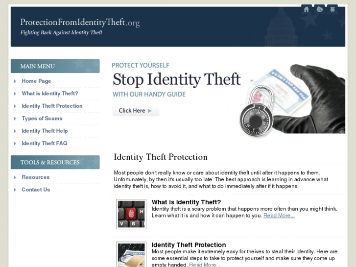 www.protectionfromidentitytheft.org