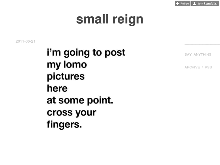 www.smallreign.com