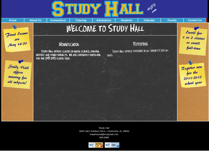 www.studyhallhsv.com