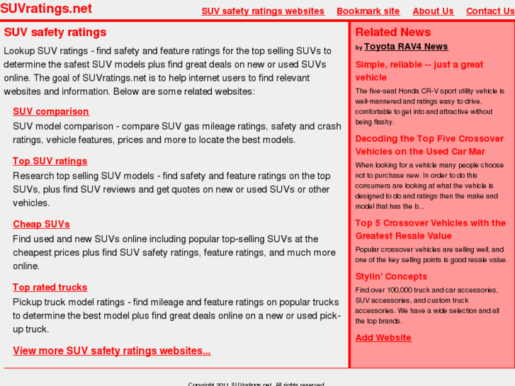 www.suvratings.net