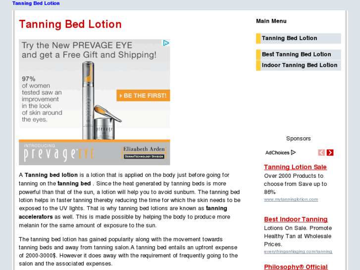 www.tanningbedlotion.org