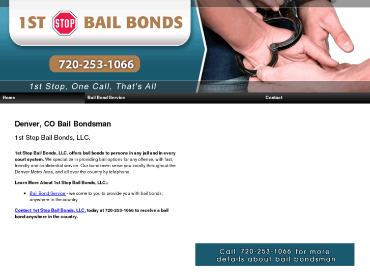 www.1ststopbailbonds.net