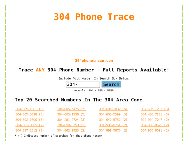 www.304phonetrace.com