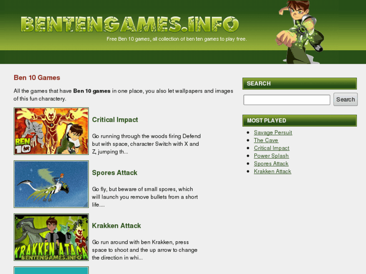 www.bentengames.info