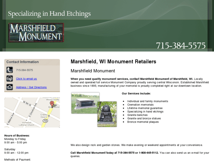 www.marshfieldmonuments.com