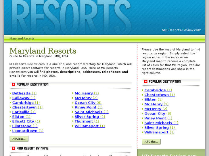 www.md-resorts-review.com