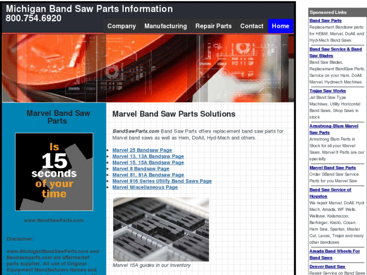 www.michiganbandsawparts.com