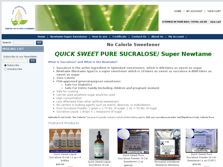 www.puresucralose.com