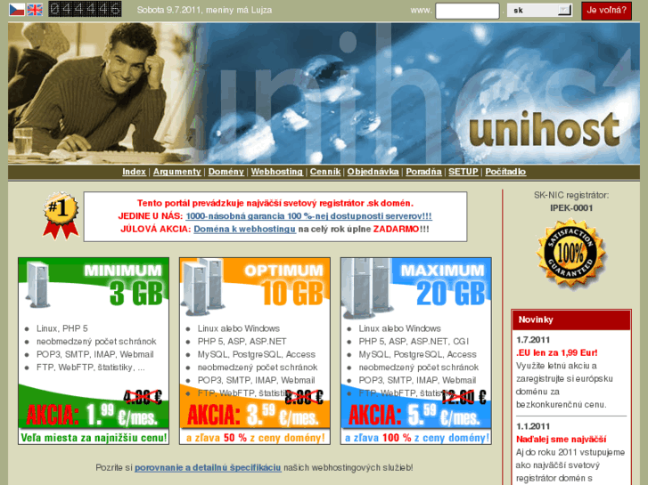 www.unihost.sk