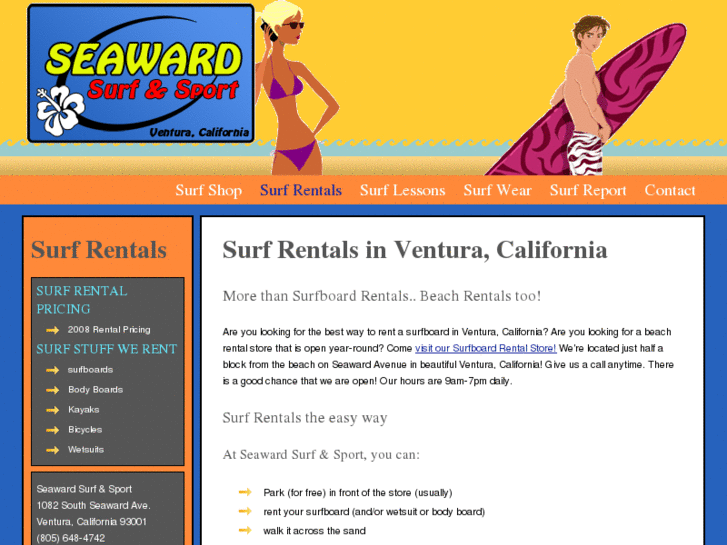 www.venturasurfrentals.com