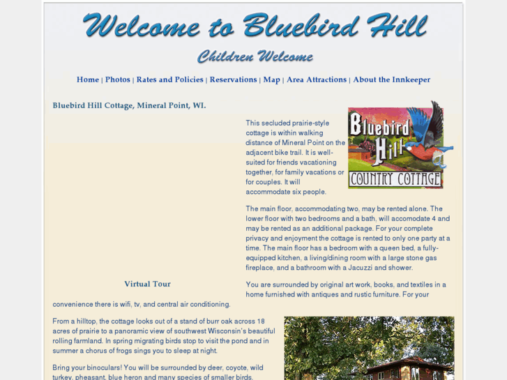 www.bluebirdhillcountrycottage.com