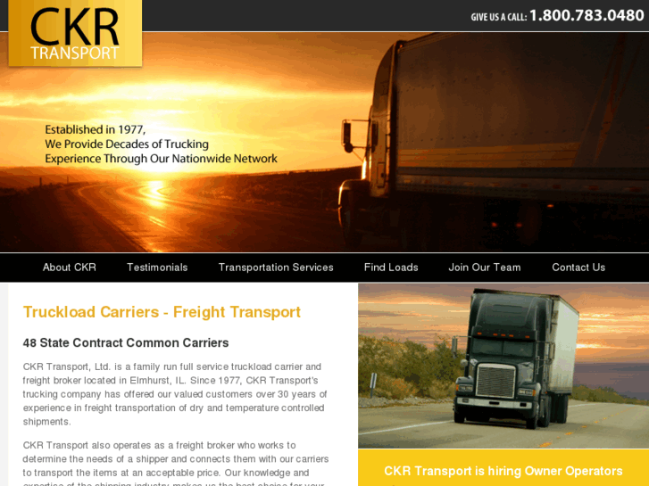 www.ckrtransport.com