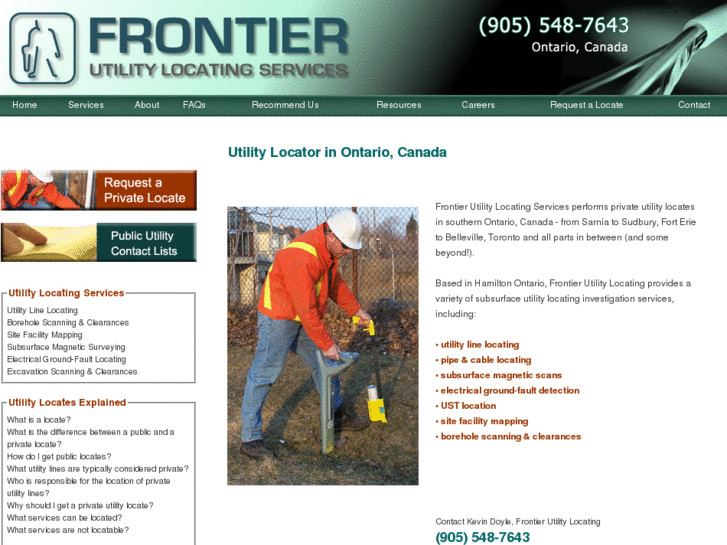 www.frontierutilitylocating.com