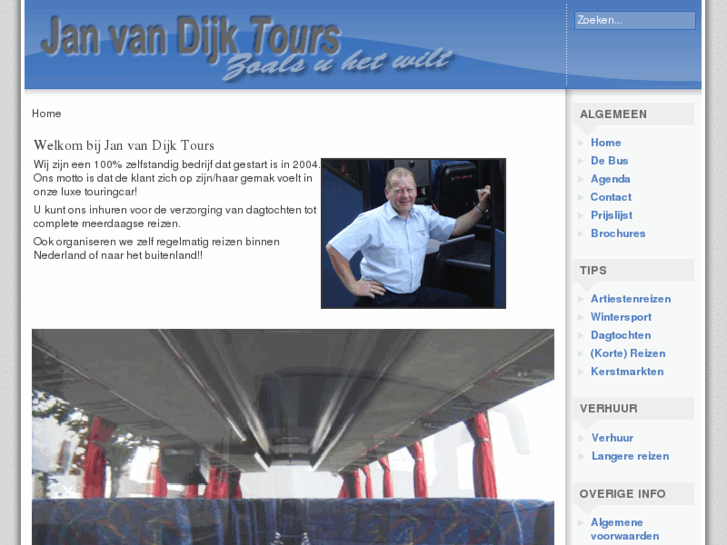 www.janvandijktours.nl