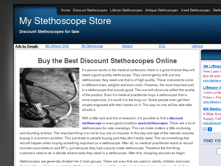 www.mystethoscopestore.com