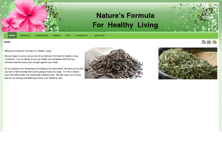 www.naturesformulaforhealthyliving.com