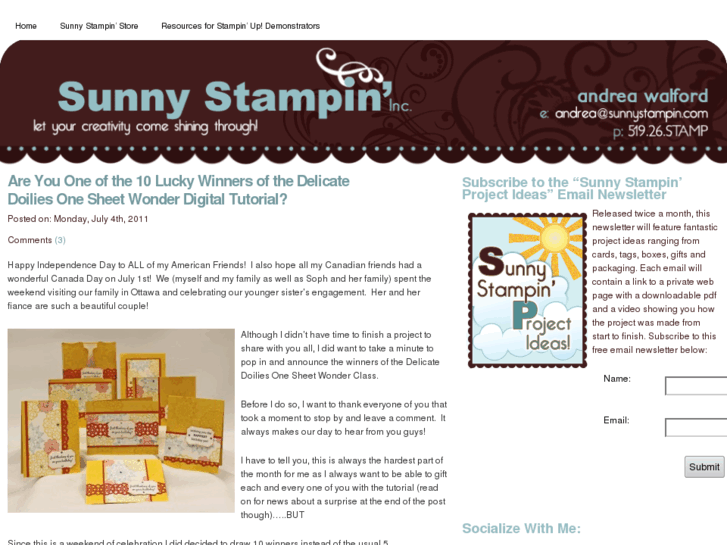 www.sunnystampin.com